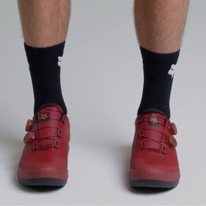 NEW FOX Racing Union Boa Clipless Mountain Bike Shoes Size 8 Red MSRP $249